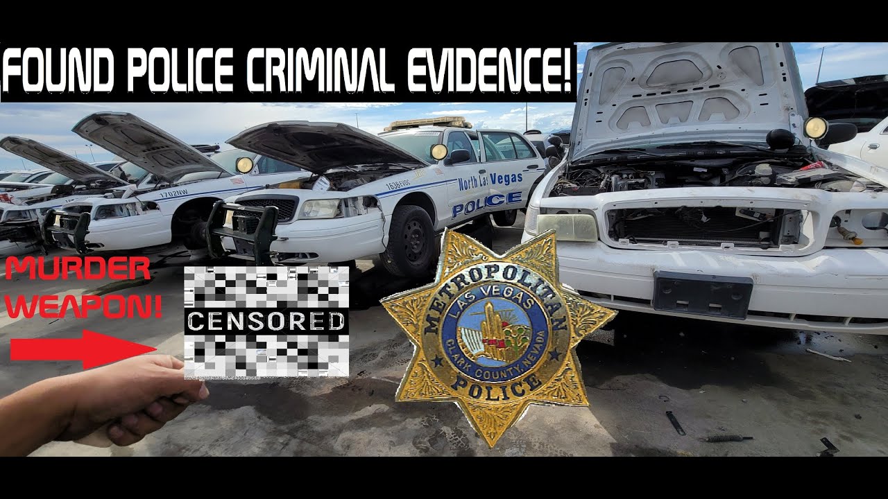Searching A Las Vegas Police Car Junkyard for A Biscuit! Found A Murder Weapon?!