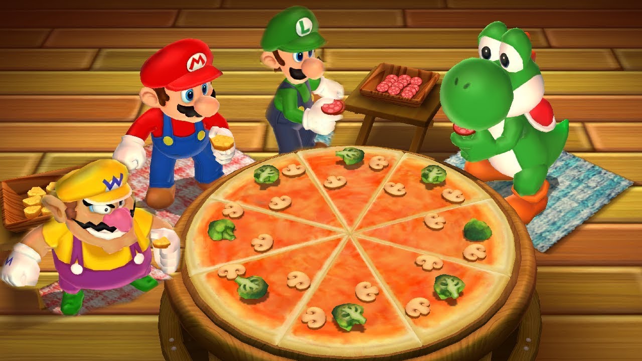 Mario Party 9 Garden Battle - Yoshi vs Mario vs Luigi vs Wario| Cartoons Mee
