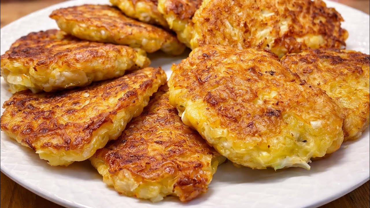 Ленивые пирожки с капустой и яйцом