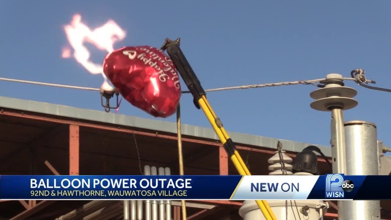 Single balloon sparks Wauwatosa power outage