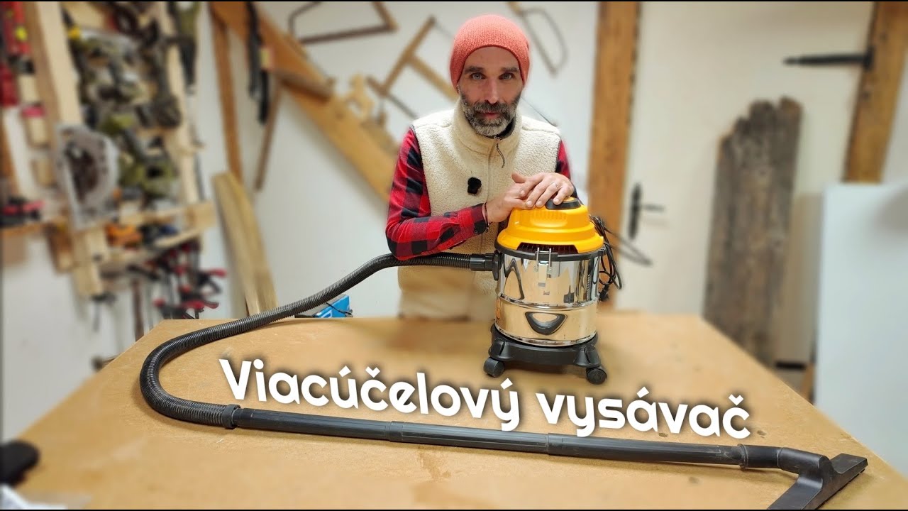 Otestovali sme nerezový viacúčelový vysávač VC12202 INGCO na mokré aj suché vysávanie