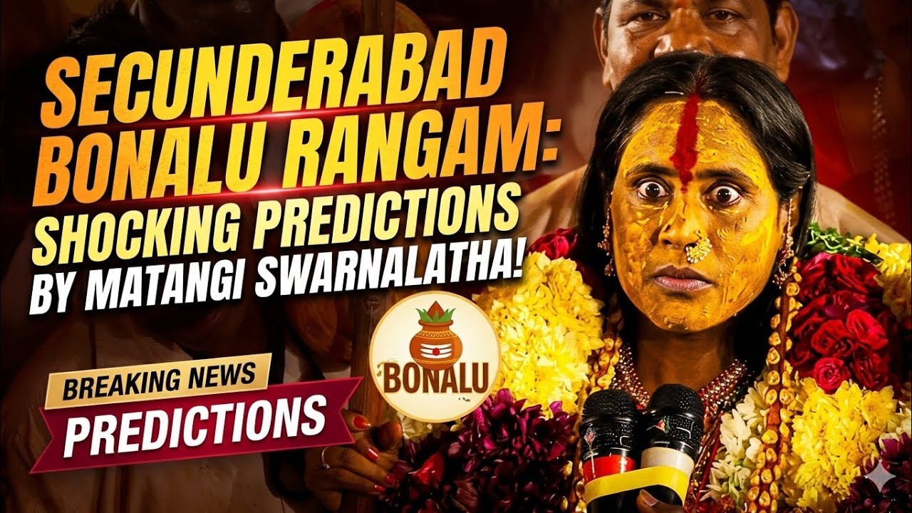 Secunderabad Bonalu Rangam: Shocking Predictions By Matangi Swarnalatha! | Rbmcreatives |