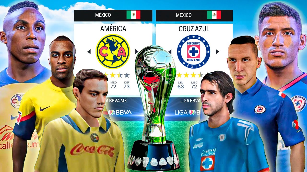 SIMULÉ LA FINAL DE LA LIGA MX  EN CADA FIFA DE LA HISTORIA / AMÉRICA VS CRUZ AZUL  (05-24)