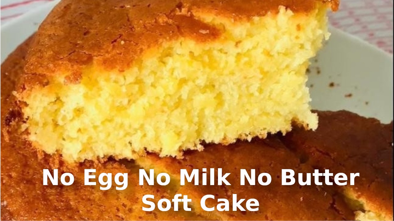 No Egg | No Milk | No Butter | Easy Cake Recipe | Simple vegan cake