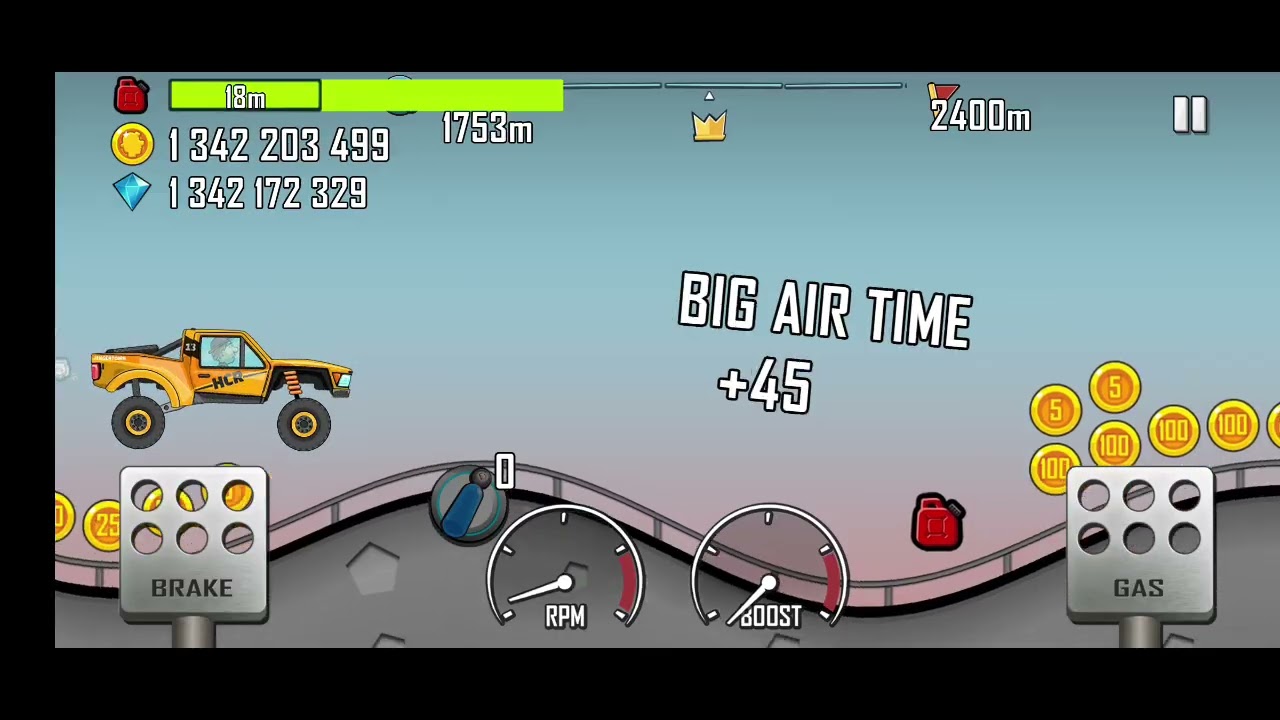 Hill climb racing gameplay series #6 Subscribe and Like 🔥