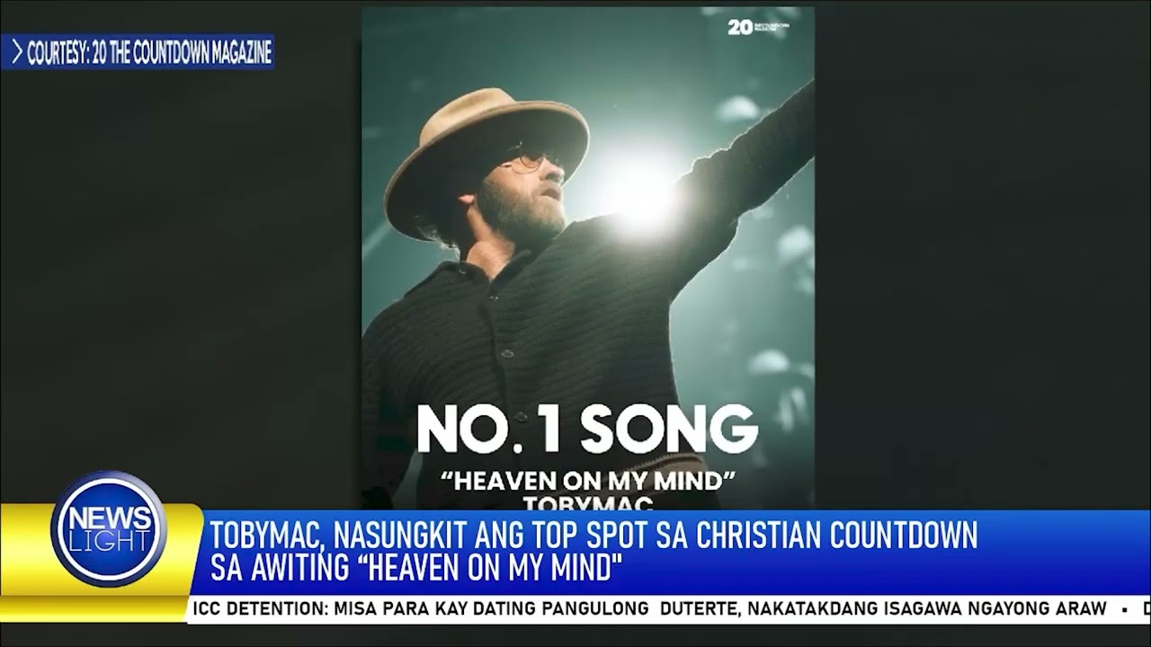 TobyMac, nasungkit ang top spot sa Christian Countdown sa awiting “Heaven on My Mind” | News Light