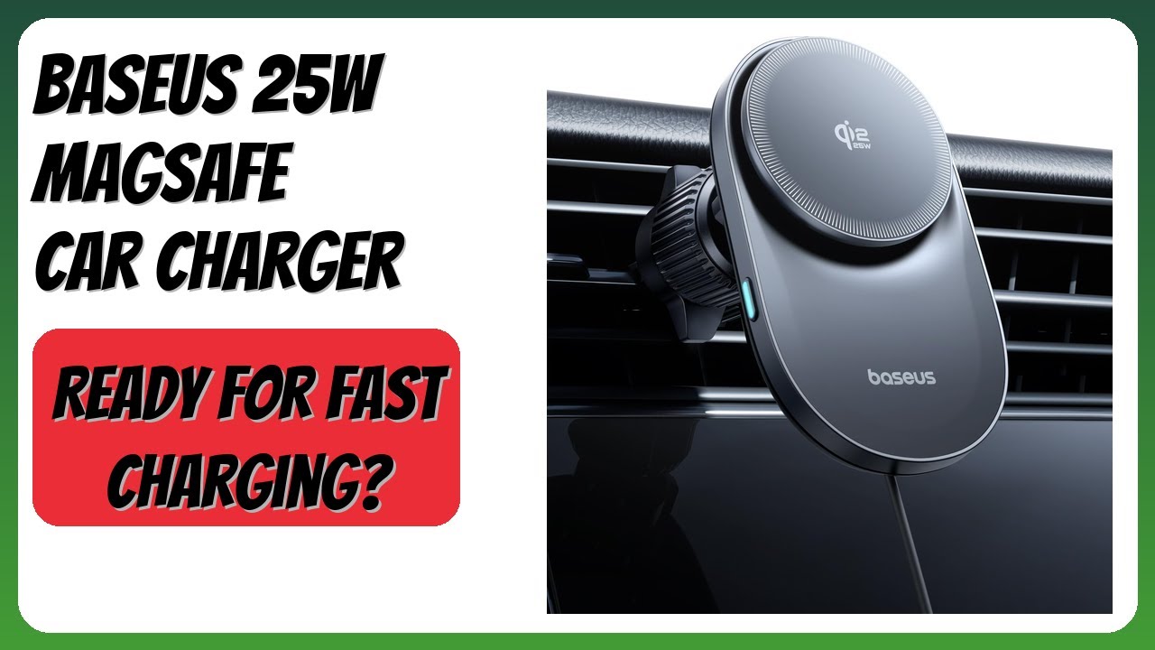 REVIEW (2026): Baseus 25W MagSafe Car Charger. Features