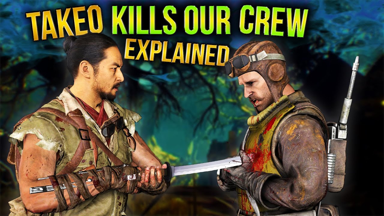 Black Ops 3 ZOMBIES - TAKEO KILLS OUR CREW EXPLAINED! NEW Zetsubou No Shima Easter Egg! (BO3 DLC 2)