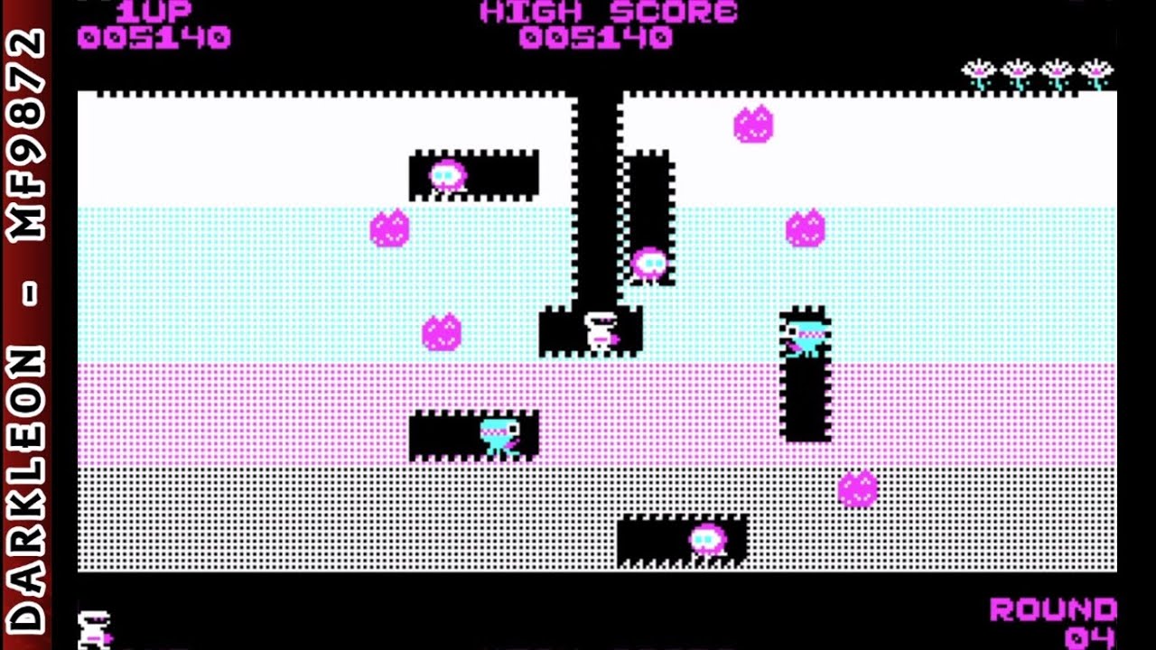 Dig Dug © 1984 Datasoft - PC DOS - Gameplay