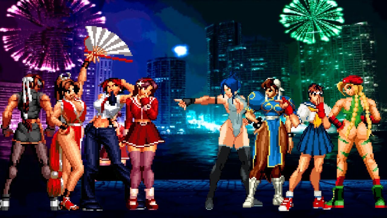 M.U.G.E.N. The King Of Fighters VS Street Fighter (Ladys)