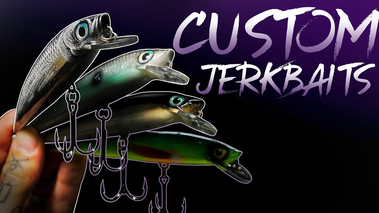 Making Custom Jerkbaits to Fish with and Sell