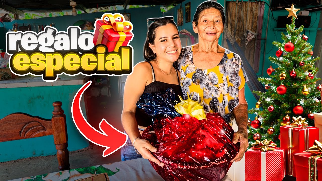 VISITAMOS A La Viejita Después De Mucho Tiempo Y Le Llevamos Una Canasta Navideña 