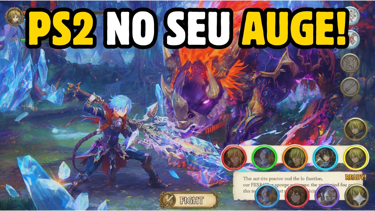 Top 12 Jogos RPGs do PS2 que marcaram uma geração (PS2 no seu AUGE)