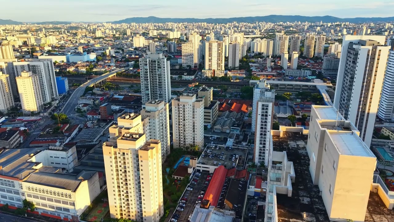 Bairro do Belém, cidade de São Paulo pelo alto.