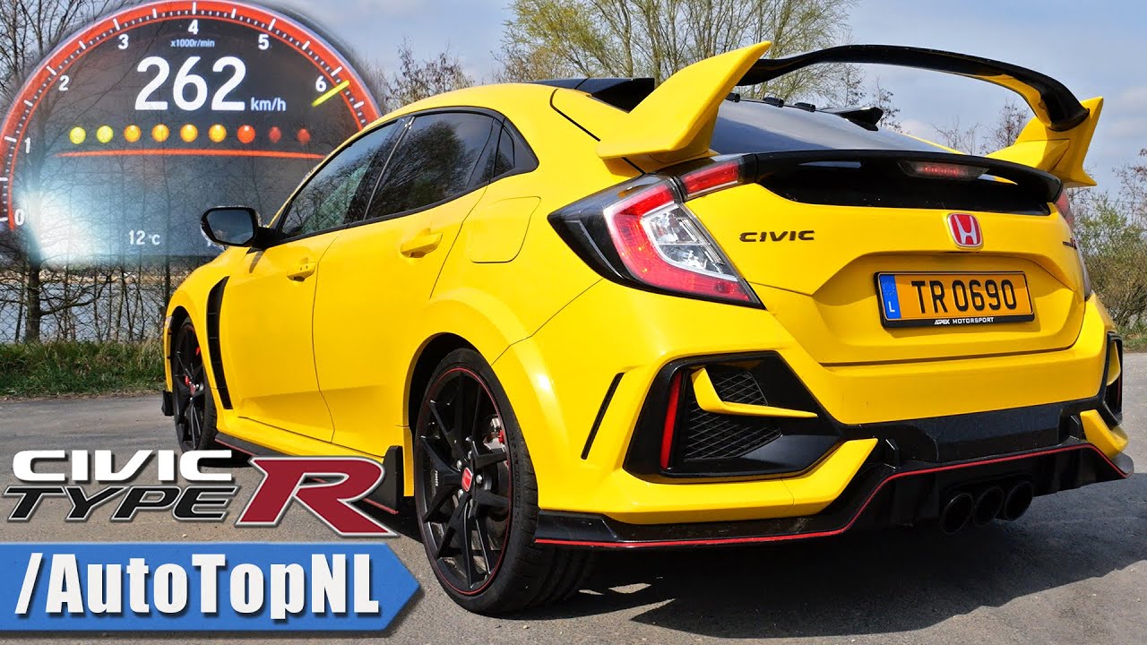 Honda Civic Type R FK8 Limited Edition | Acceleration Top Speed & Sound by AutoTopNL