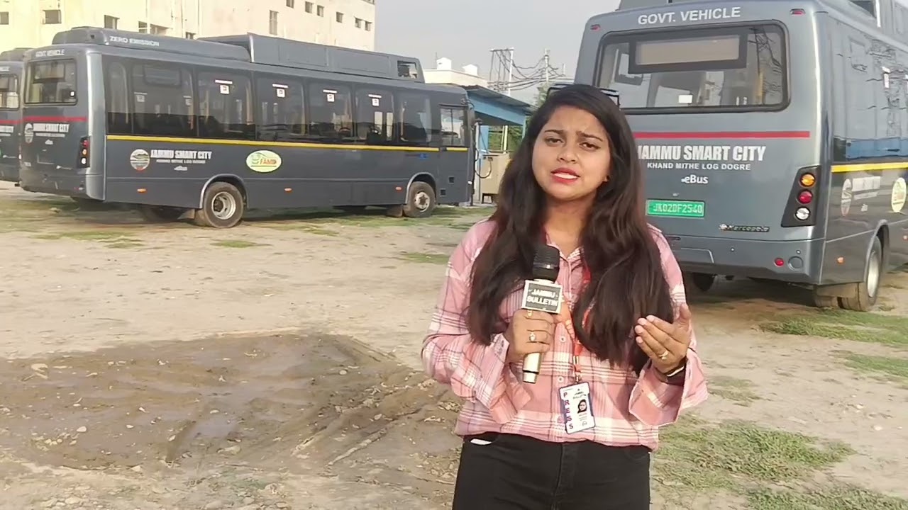 Jammu Smart City Project :  Jammu To Receive a fleet of 100 E-Buses Under Smart City Project,trial