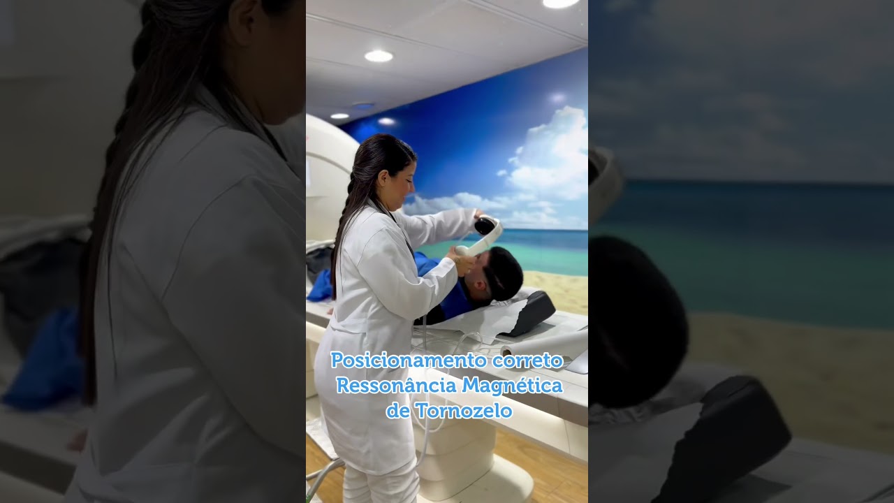 Veja qual &eacute; o posicionamento para realizar Resson&acirc;ncia Magn&eacute;tica de Tornozelo #ressonanciamagnetica