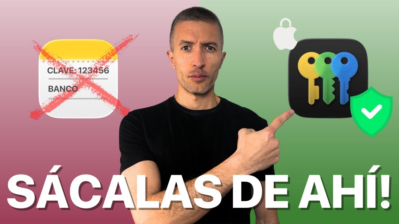Saca tus claves de las Notas El Gestor OCULTO de tu iPhone Apple Passwords