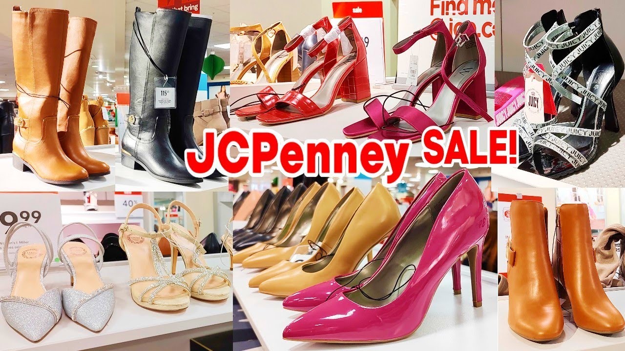 JCPENNEY SHOP WITH ME ❤️ JCPenney #SHOES SALE!! #Sandals Heels Boots #jcpenney #shopping #shopwithme