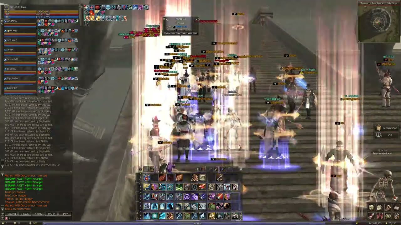 L2 REBORN SERVER X10 RAID BOSS ATACK BAIUM (GAMEOEVER4EVER)