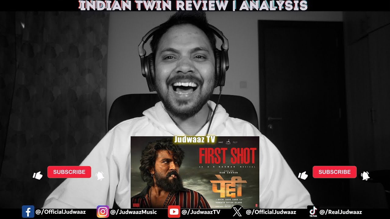 Peddi First Shot Glimpse - Review : Ram Charan | Janhvi Kapoor | A R Rahman | Judwaaz