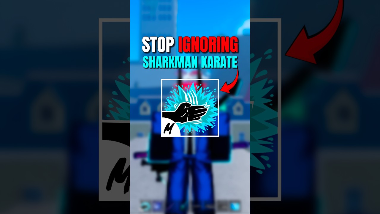 Sharkman Karate BUFF Is Insane.🫨 #bloxfruits #roblox