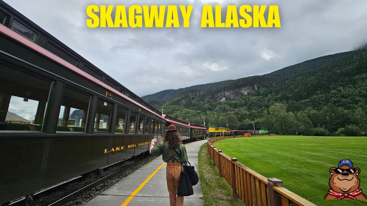 Skagway Alaska from the Carnival Spirit Cruise - White Pass Railway, Gold & Sled Dogs - Day 5
