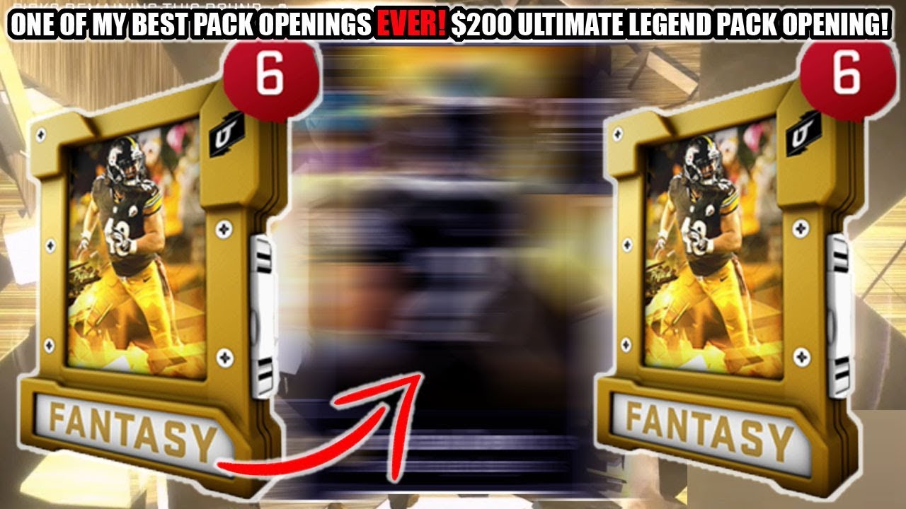 ONE OF MY BEST PACK OPENINGS EVER! $200 ULTIMATE LEGEND PACK OPENING! | MADDEN 20 ULTIMATE TEAM