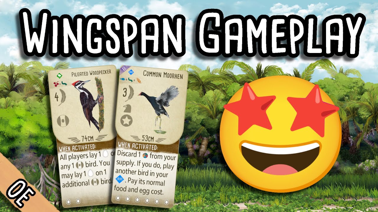 Common Moorhen Showcase! | Wingspan Gameplay