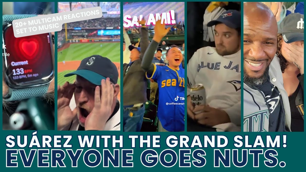 Seattle and Eugenio Su&aacute;rez Slam Toronto. Everyone Goes Nuts. (Multicam Reactions Set to Epic Music)