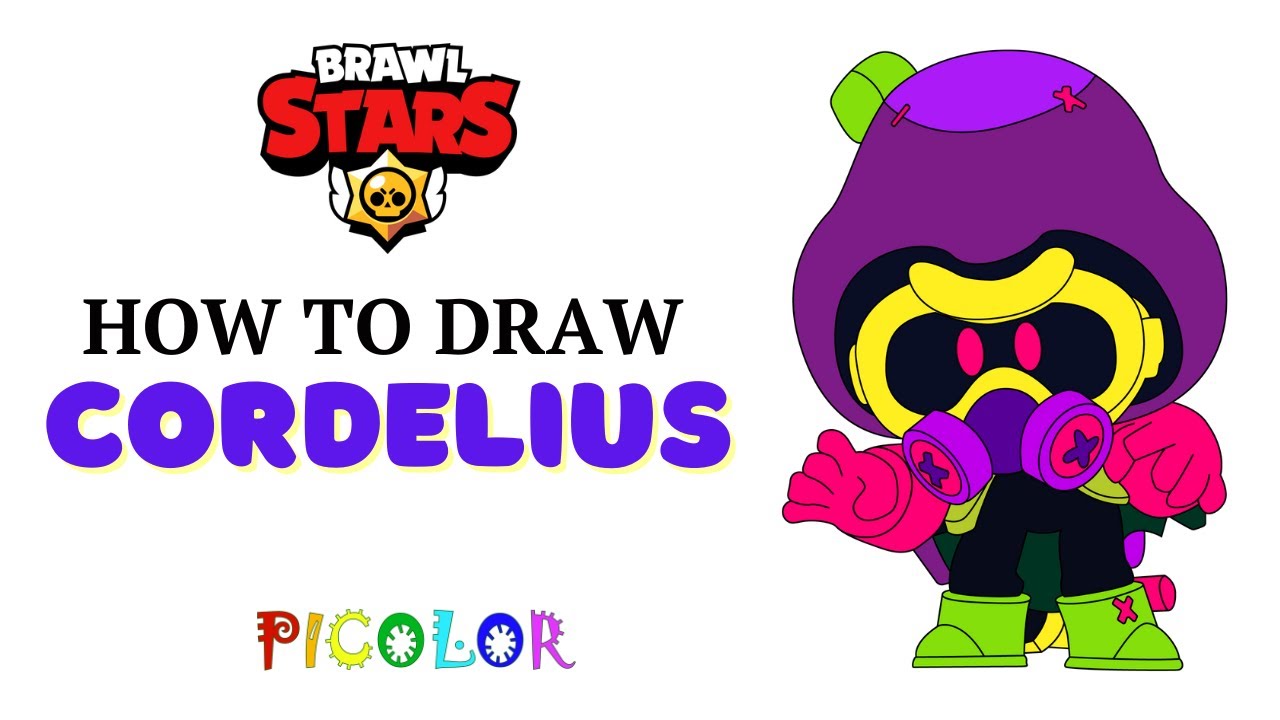 Як намалювати Бравл Старс | Корделіус | How to draw Brawl Stars | Cordelius | Picolor
