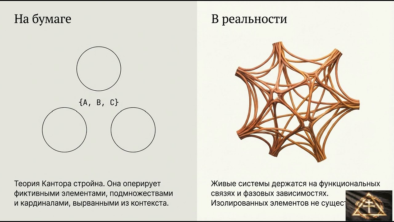 Крах теории множеств: Почему Кантор ошибался, а Amiji Key вскрывает RSA