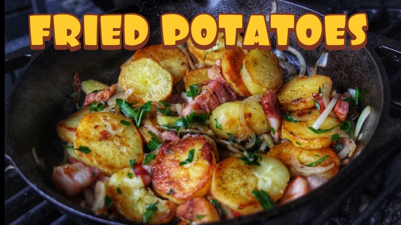 HOW TO MAKE GERMAN FRIED POTATOES - english BBQ-Video - 0815BBQ