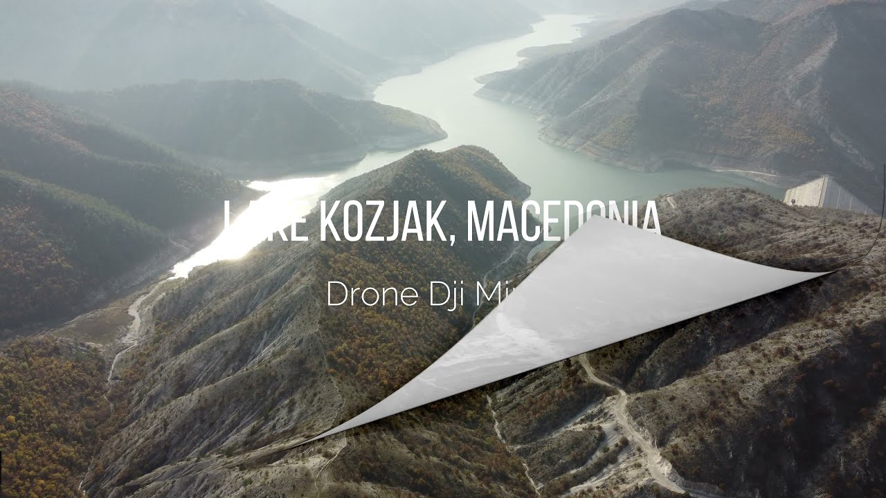 Lake Kozjak, Macedonia, Drone Dji Mini 2, 4K