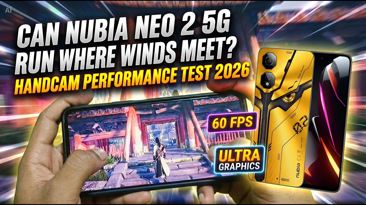 Can Nubia Neo 2 5G Run Where Winds Meet? | Handcam Performance Test 2026 with Voiceover