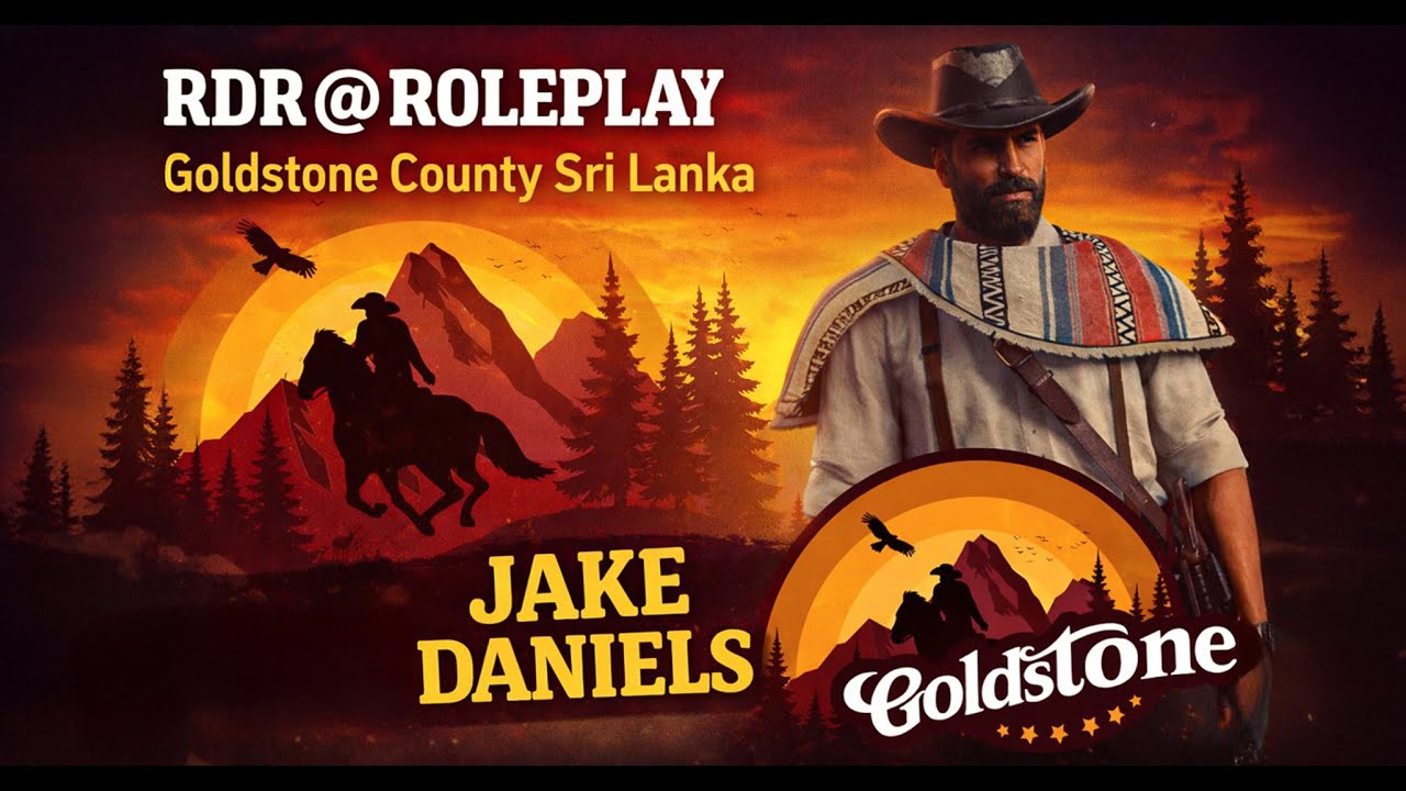 අලුත් ගමනක ඇරඹුම! 🤠 First Day in Goldstone County Sri Lanka | RDR2 Roleplay 🐎