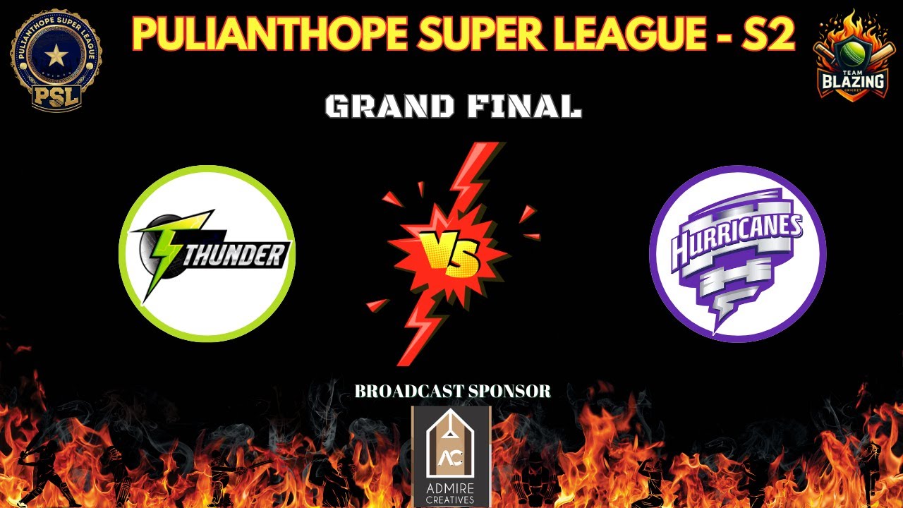 🔴 LIVE NOW 🔥 | GRAND FINAL 🏆 – Thunders ⚡ vs Hurricanes 🌪️ | PSL |
