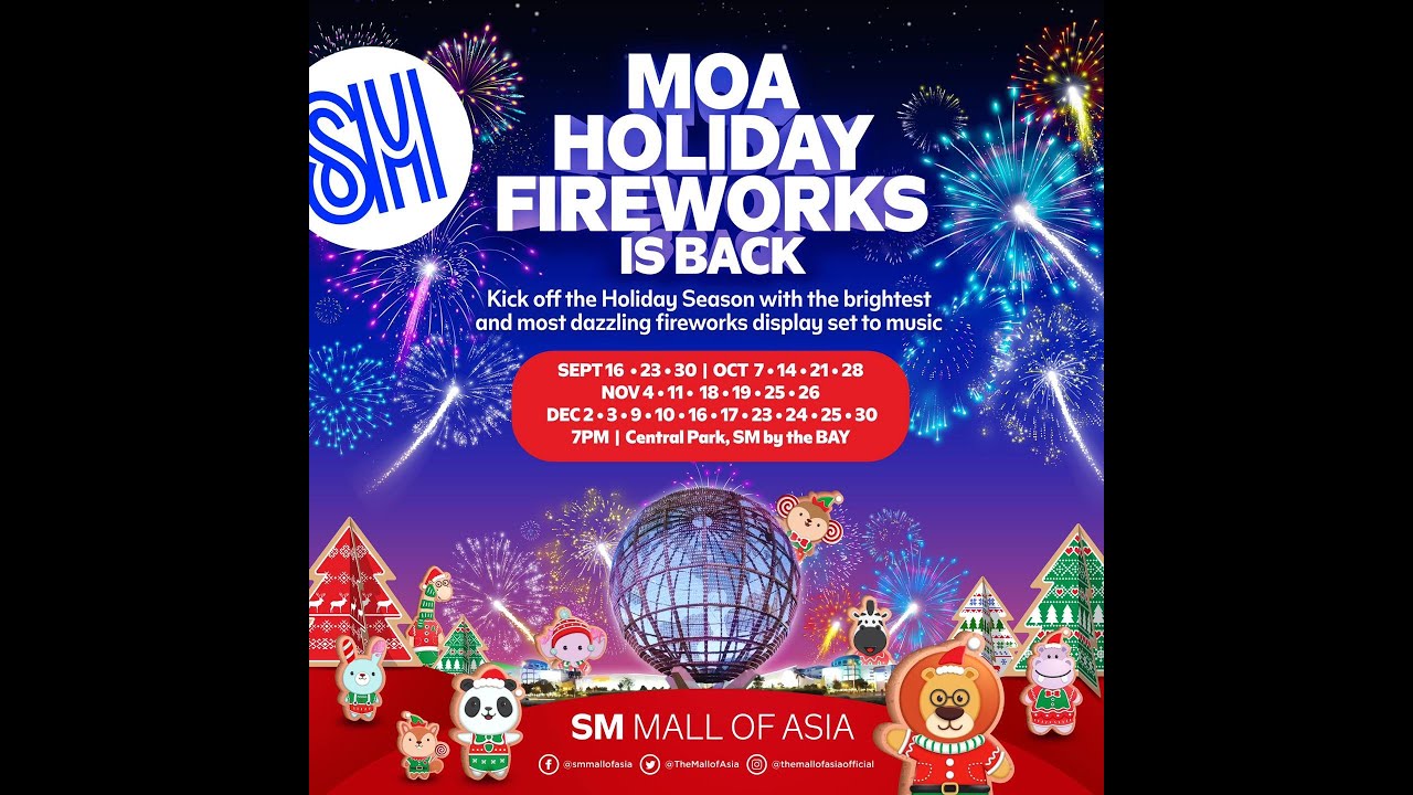 SM MOA Fireworks Display - December 2, 2022