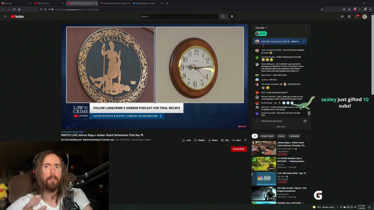 More Testimonies and Lost Ark Valtan | 2022-05-19 | Asmongold VOD Archive
