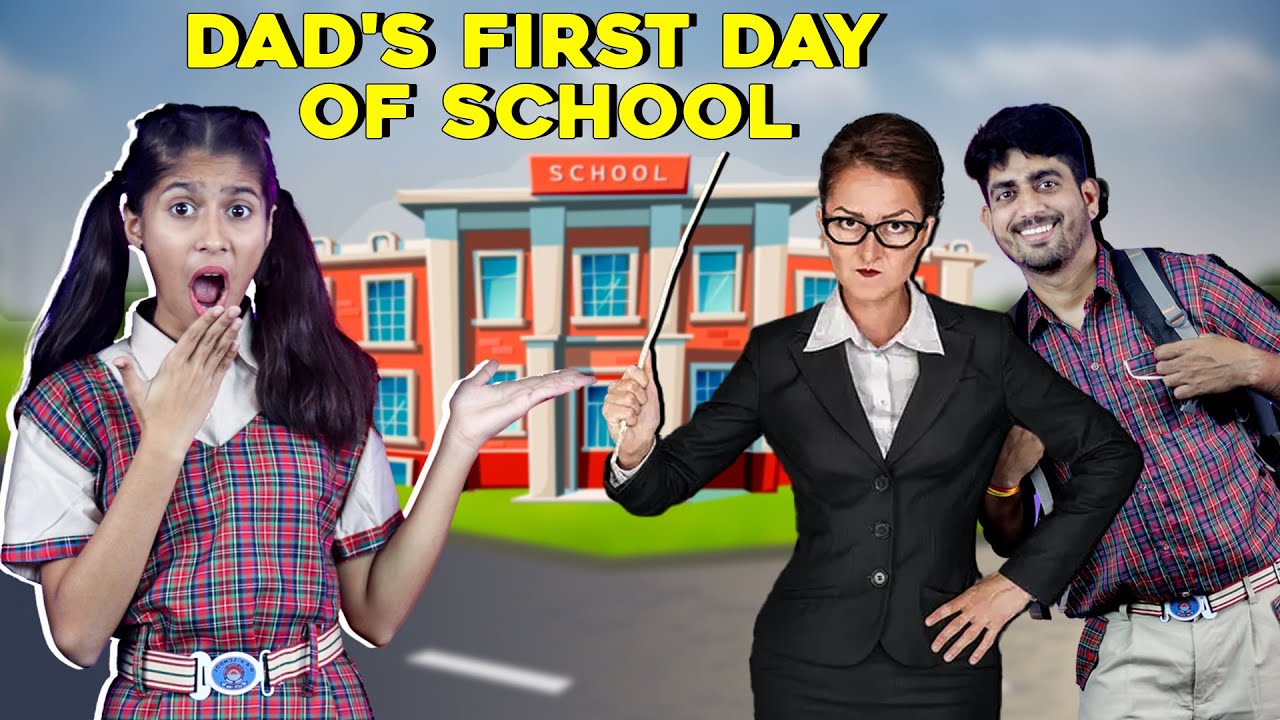 My Dad's First Day Of School | *Back to kindergarten*