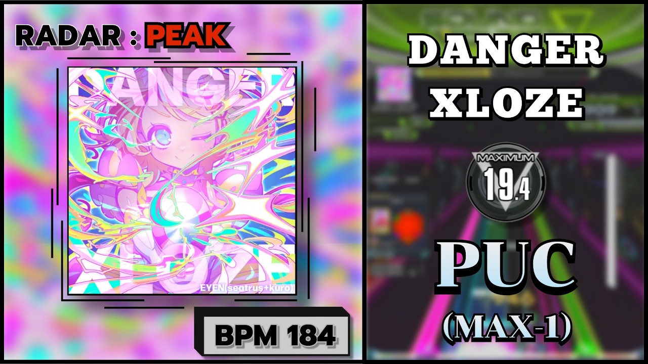【SDVX】 DANGER XLOZE (MXM) PUC