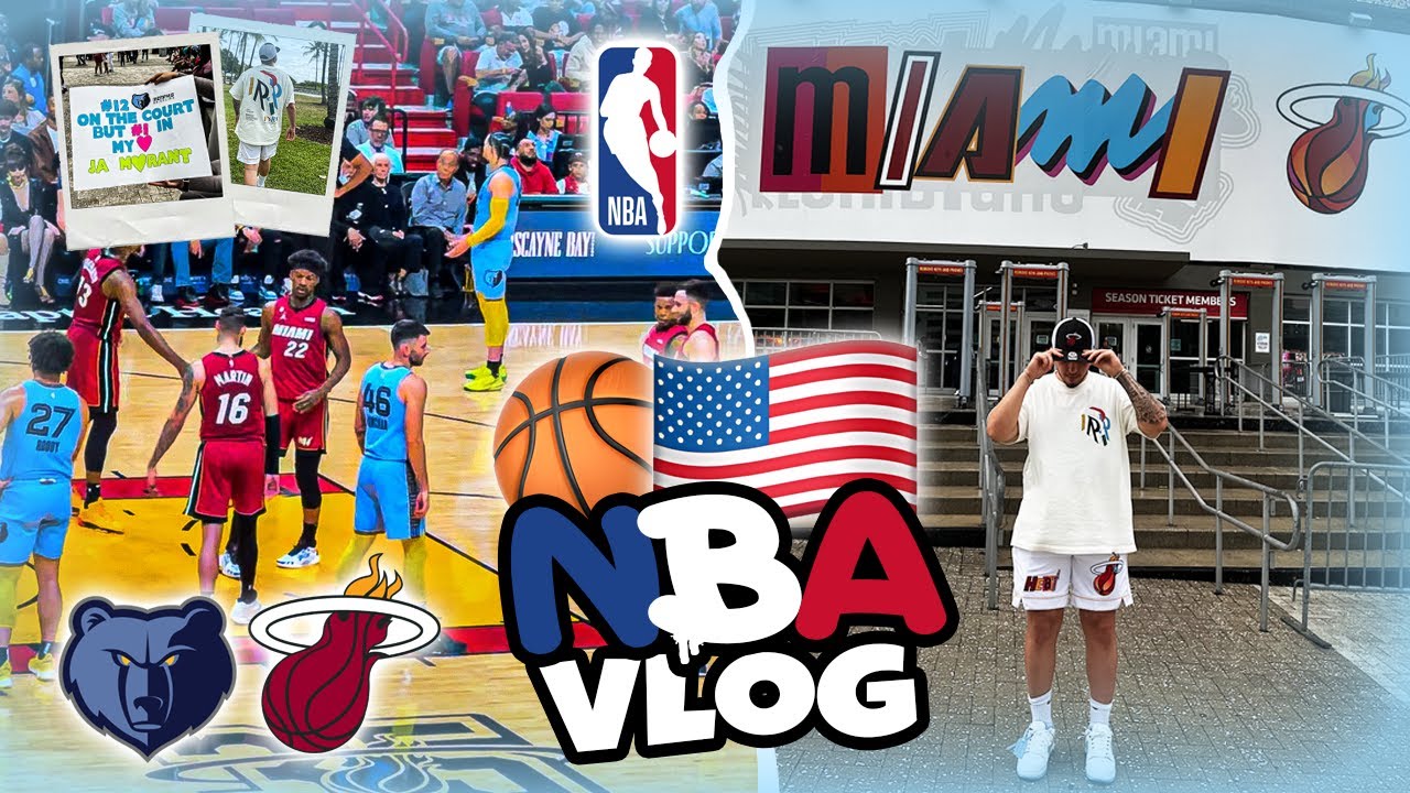 NBA GAMEDAY MIAMI HEAT vs. MEMPHIS GRIZZLIES VLOG! 🤩🏀 MIAMI DOWNTOWN & BRICKELL! 👀 VLOG #3