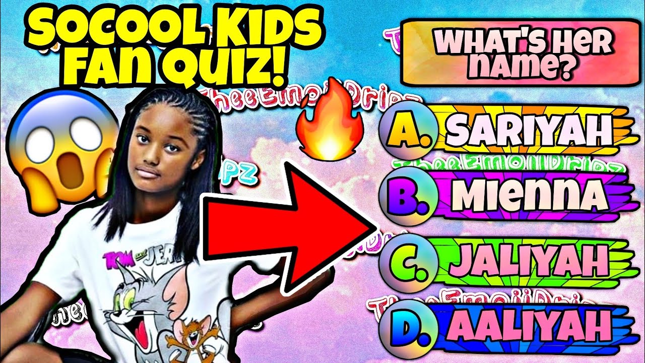 🅾️nly True Fans Will Get 100% #SoCoolKids Fan Test Quiz Game! (Too Hard!😱🔥)
