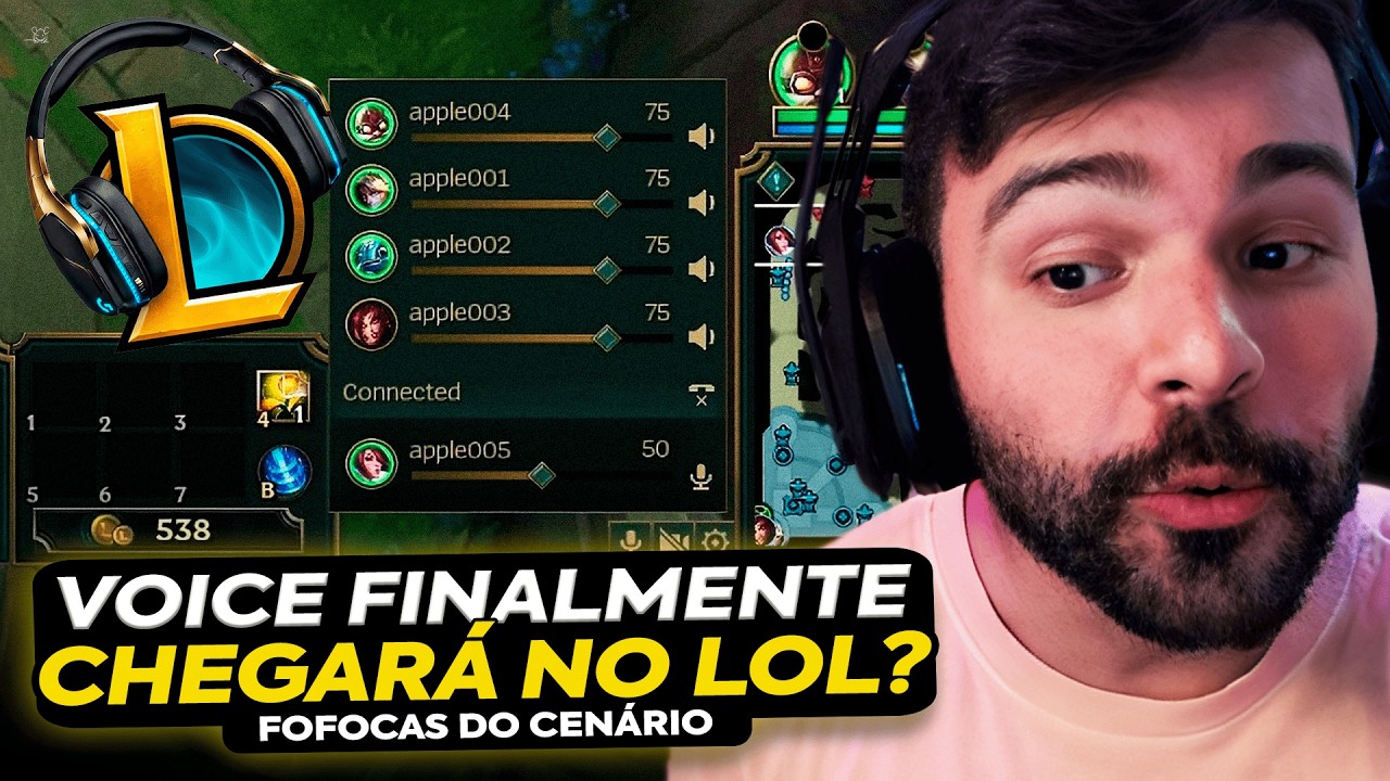 🚨 O LOL FINALMENTE VAI TER VOICE? MINERVA REAGE E COMENTA SOBRE