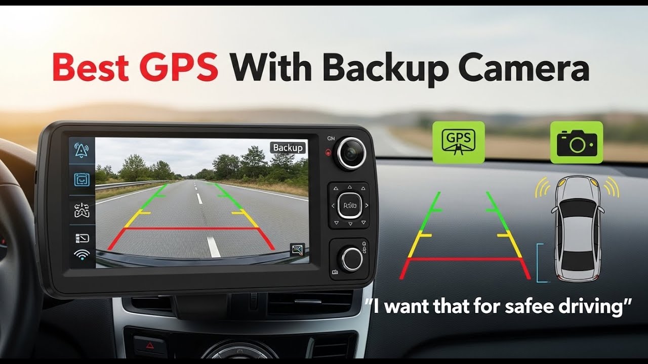Best GPS with Backup Camera 2026 | Best GPS with Backup Camera for Cars, RVs & Trucks