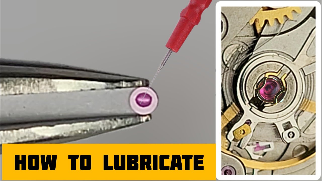 How To Lubricate (Oiling) The Balance Jewel | Watchmaker Tutorial