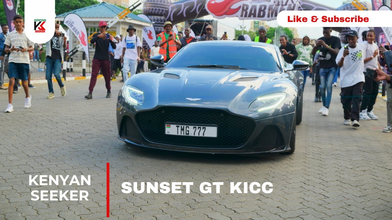 An Aston Martin DBS in Kenya?? Witness the Incredible 2025 Sunset GT KICC