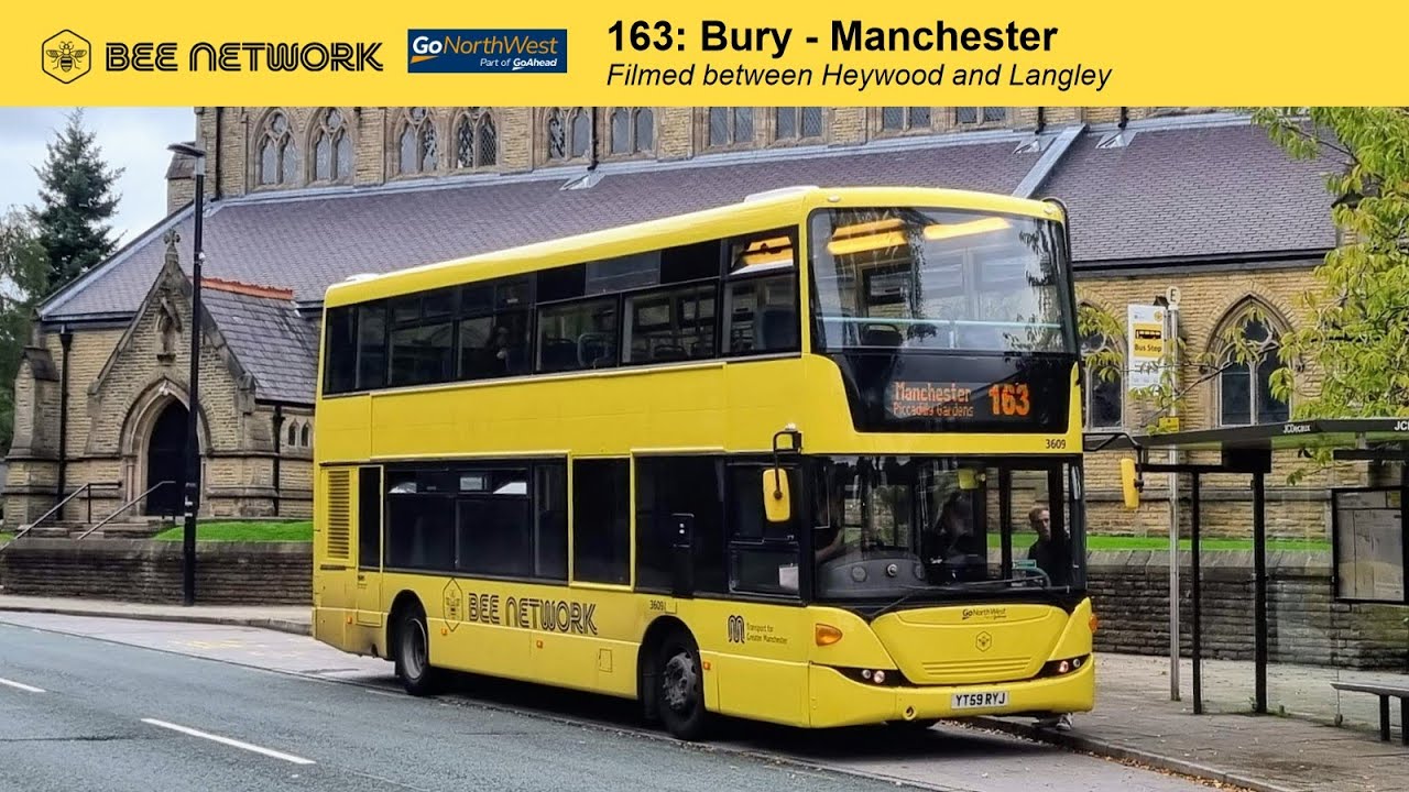 🐝 Bee Day has arrived 🐝 Bee Network  - Go North West 163 service between Heywood and Langley.