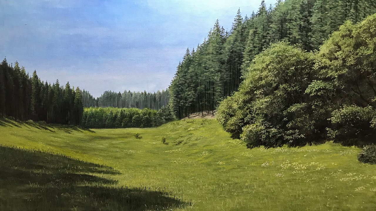 How To Paint Misty Landscape Step By Step | # 35