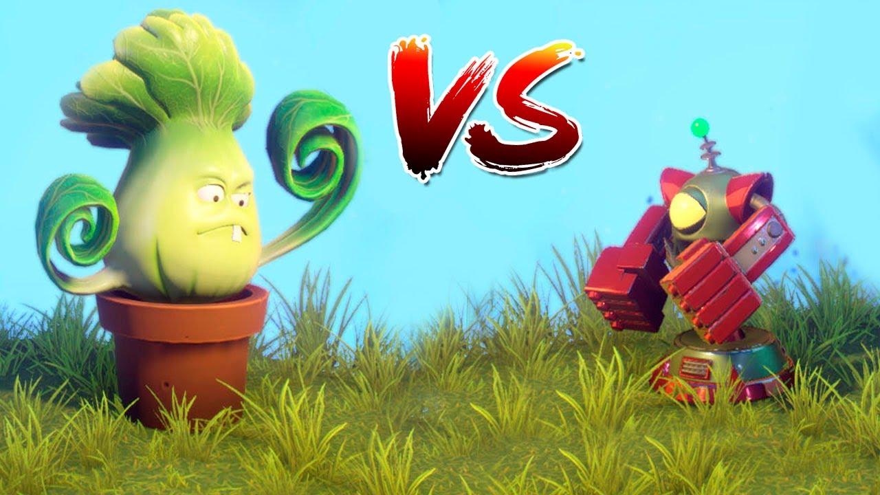BONK CHOY VS BOT BOXEADOR | Plants Vs Zombies: Garden Warfare 2
